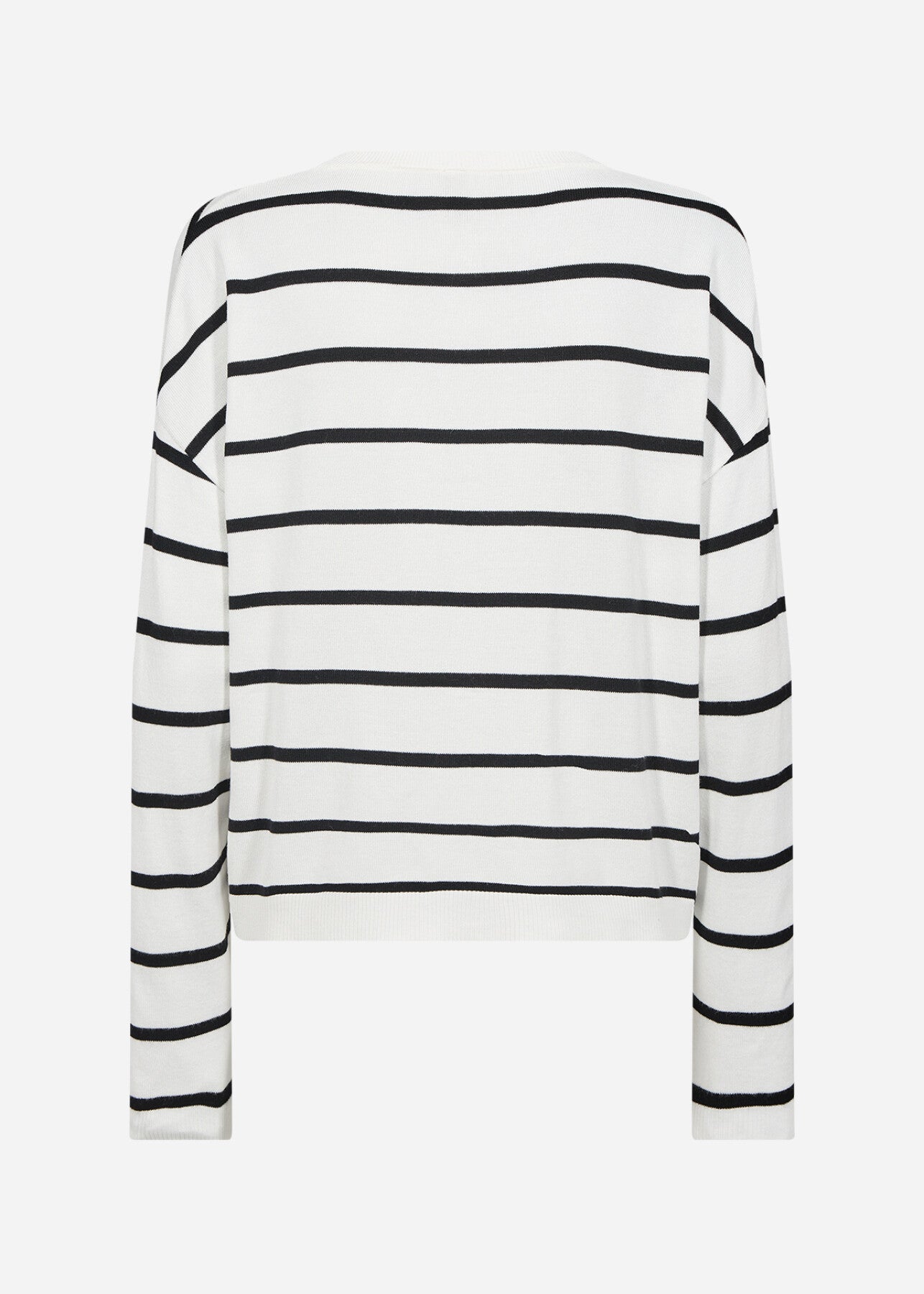 SC-DOLLIE STRIPE 795 Vest Gebroken wit