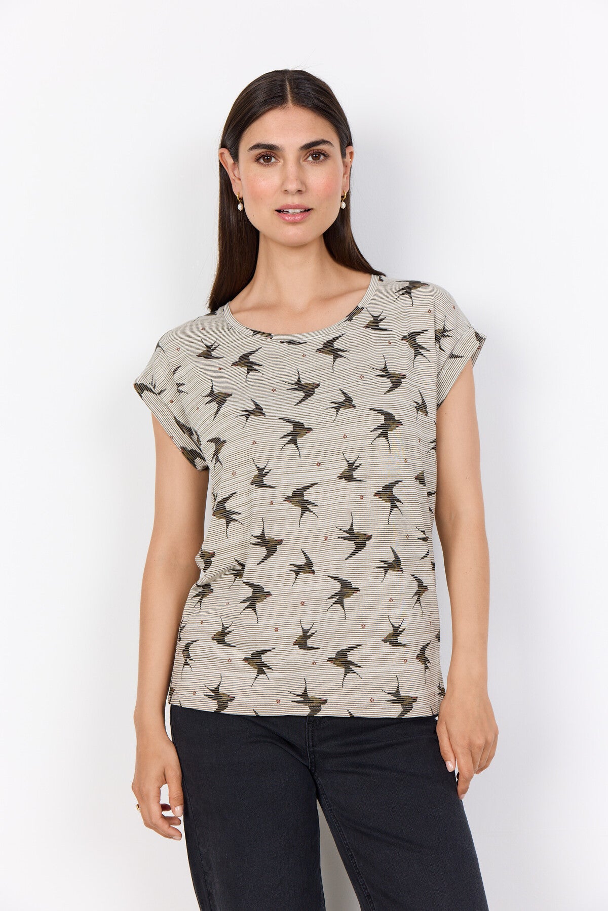 SC-GALINA 62 T-shirt Olijf