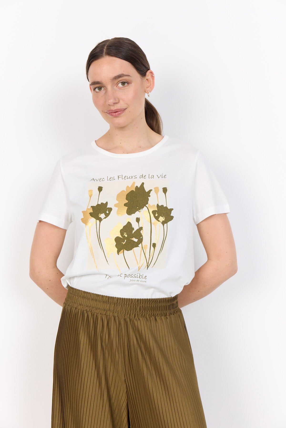 SC-DERBY FP 56 T-shirt Gebroken wit