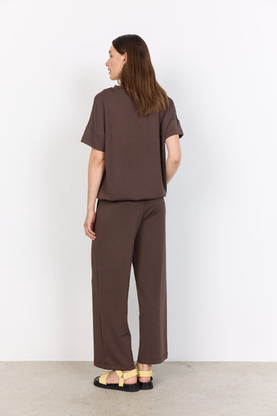 SC-BANU 184 T-shirt Donkerbruin