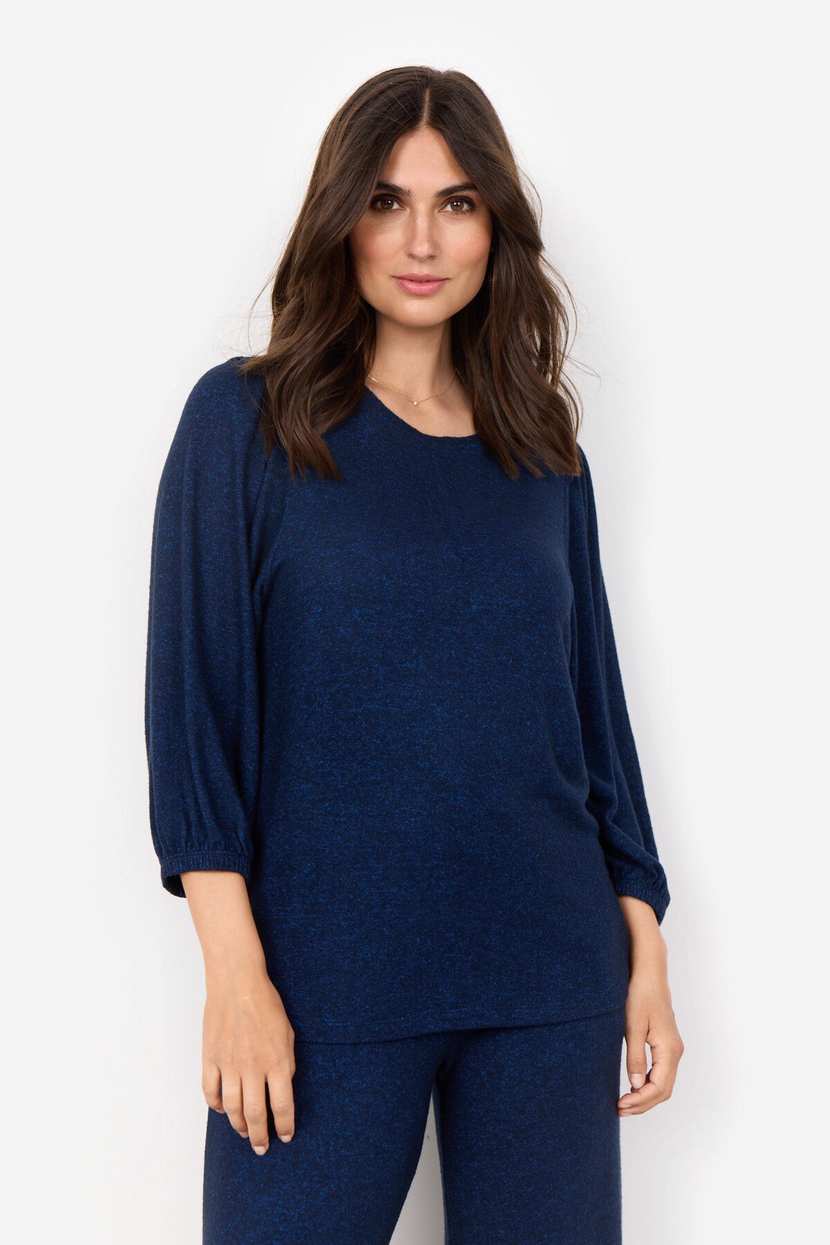 SC-BIARA 116 Blouse Navy