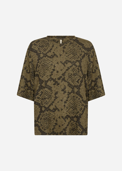 SC-BIARA AOP 144 T-shirt Donkergroen