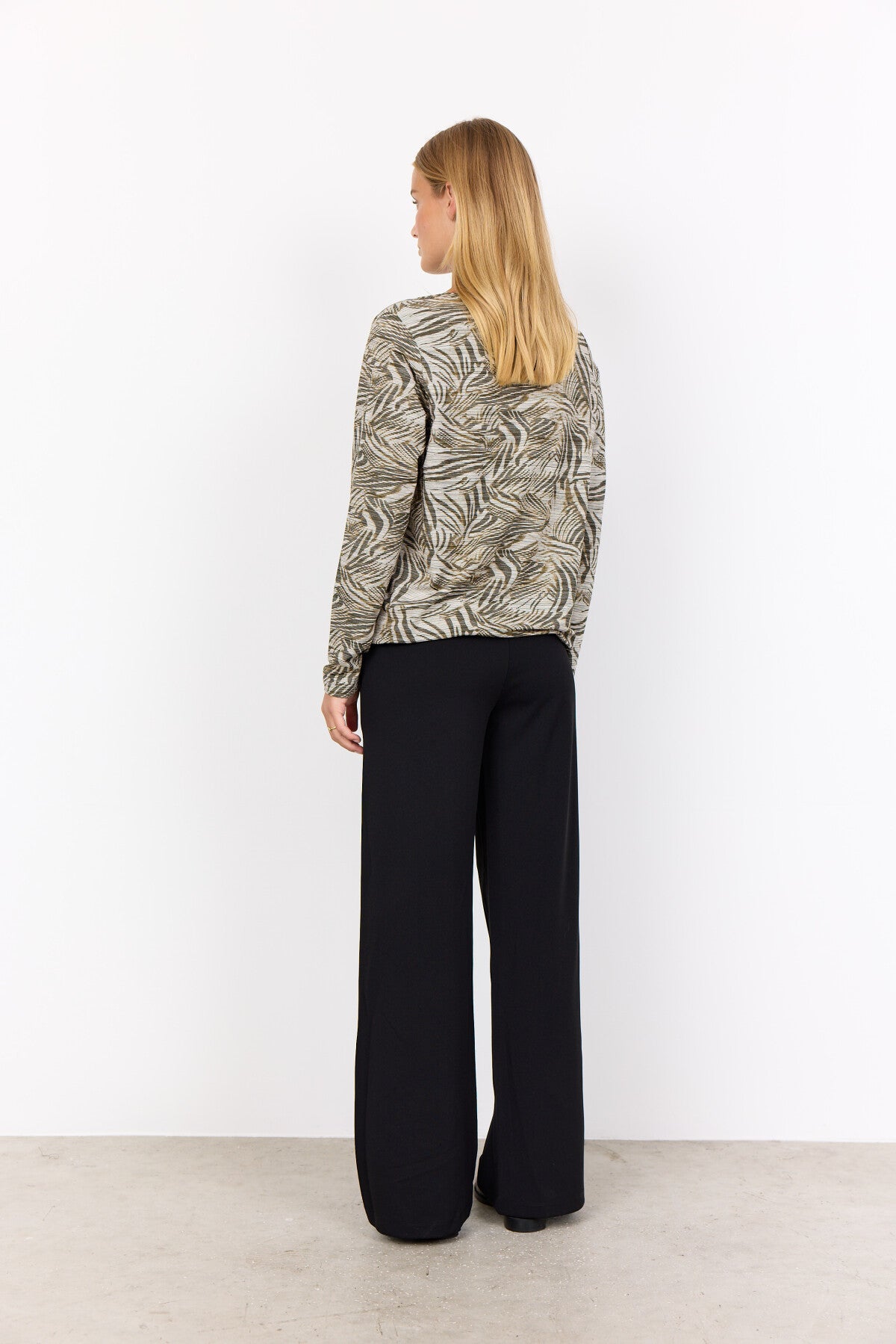 SC-GALINA 63 Blouse Donkergroen