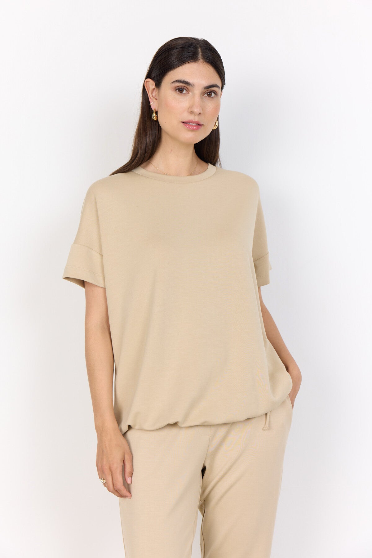 SC-BANU 184 T-shirt Zand