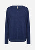 SC-BIARA 1 Blouse Donkerblauw