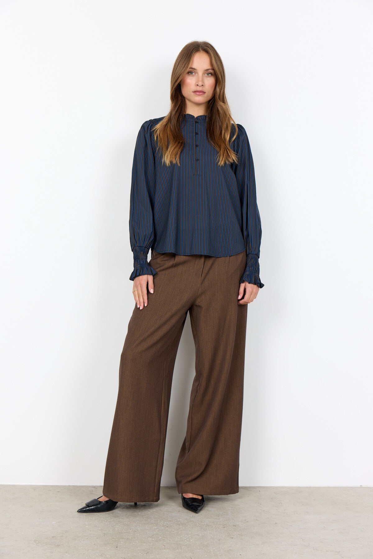 SC-ARIANNE 1 Blouse Donkerblauw