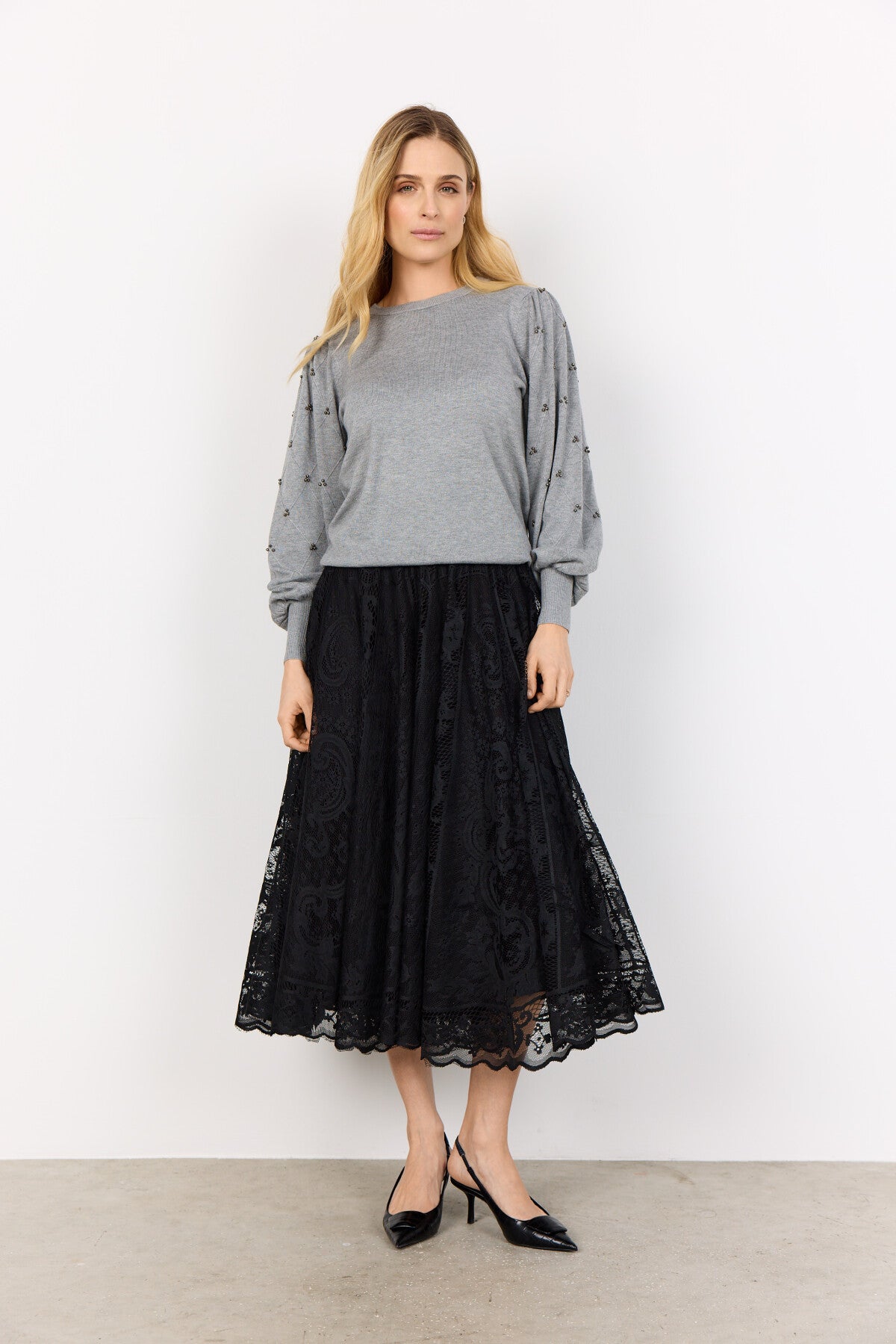 SC-DOLLIE 802 Trui Grijs