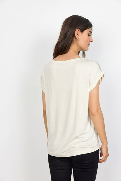 SC-THILDE 6 T-shirt Crème