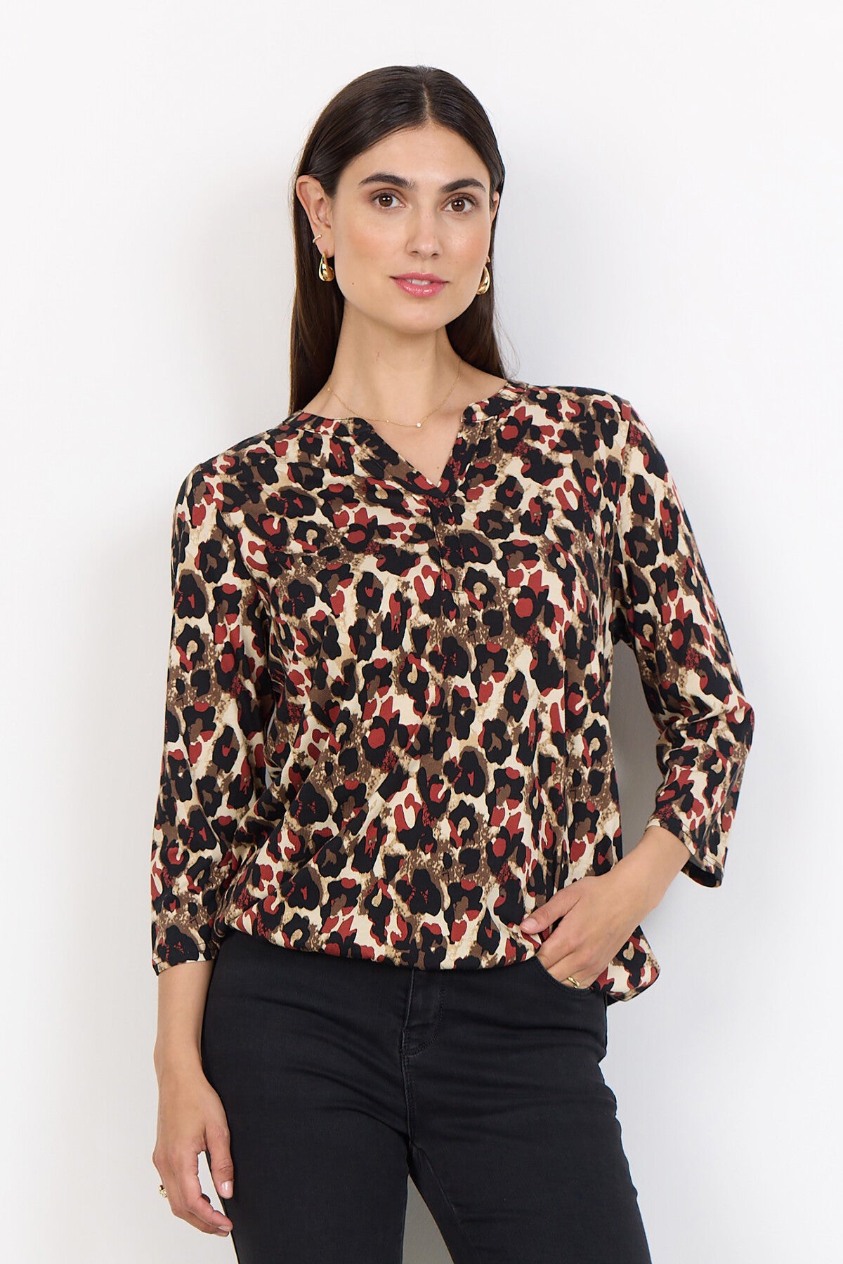 SC-FELICITY AOP 516 Blouse Roestrode