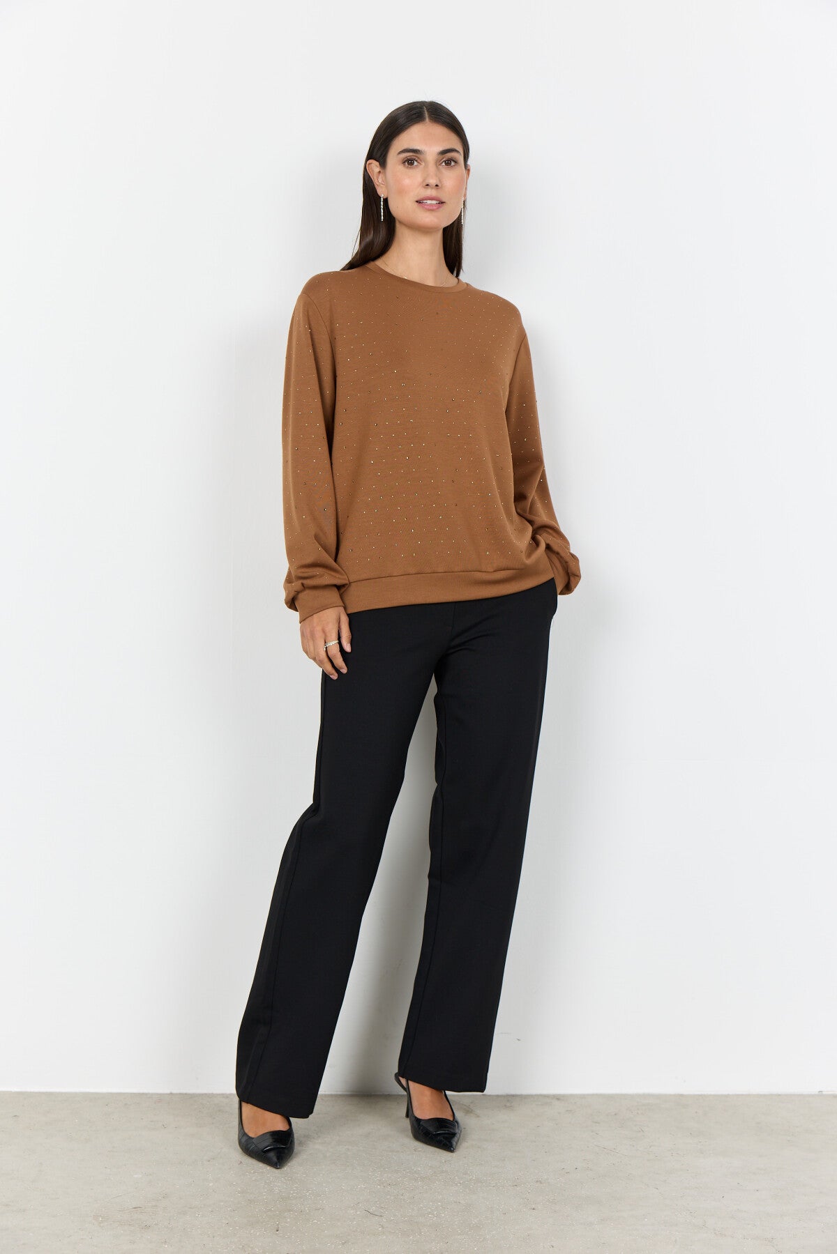 SC-BANU 270 Blouse Bruin