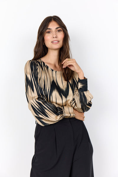 SC-VARISSA 1 Blouse Zand