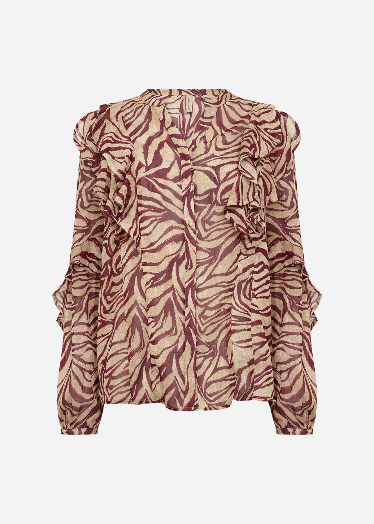 SC-VALBORG 1 Shirt Donkerrood