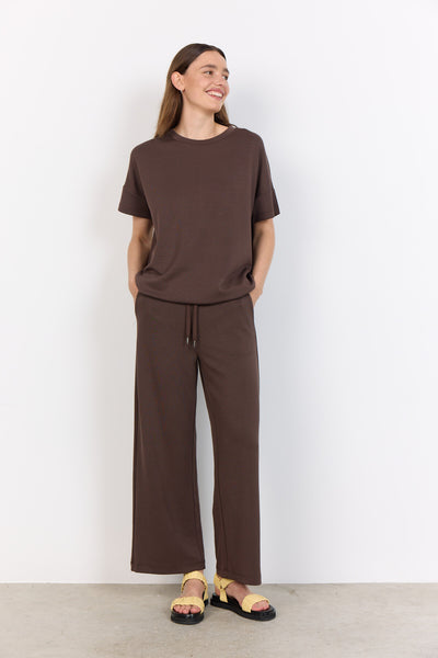 SC-BANU 184 T-shirt Donkerbruin