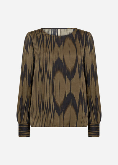 SC-VARISSA 1 Blouse Donkergroen