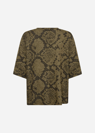 SC-BIARA AOP 144 T-shirt Donkergroen