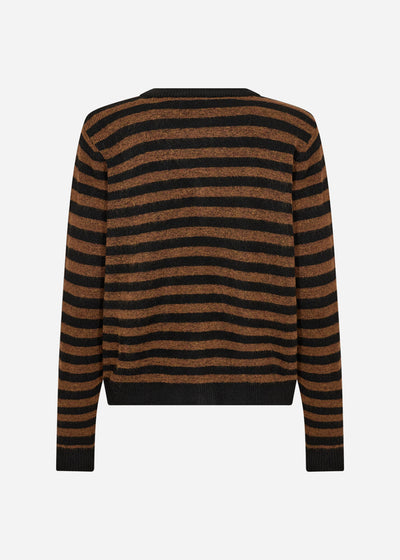 SC-ORLEAN STRIPE 13 Vest Zwart