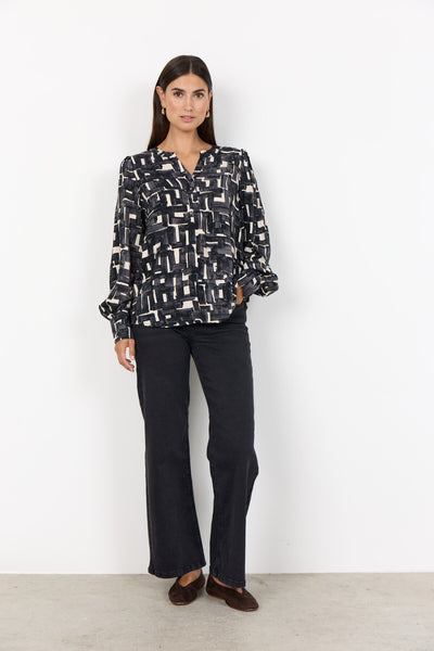 SC-VEBINA 1 Blouse Zwart