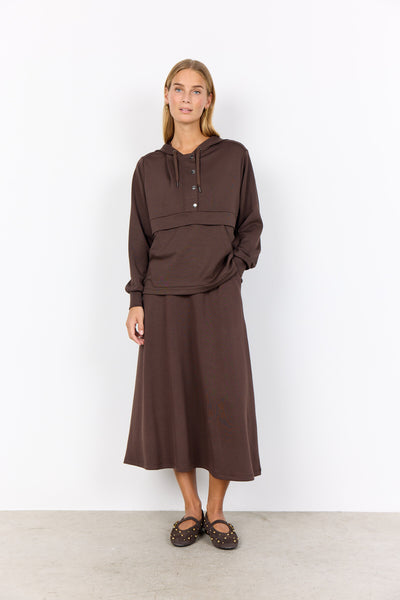 SC-BANU 263 Sweatshirt Donkerbruin