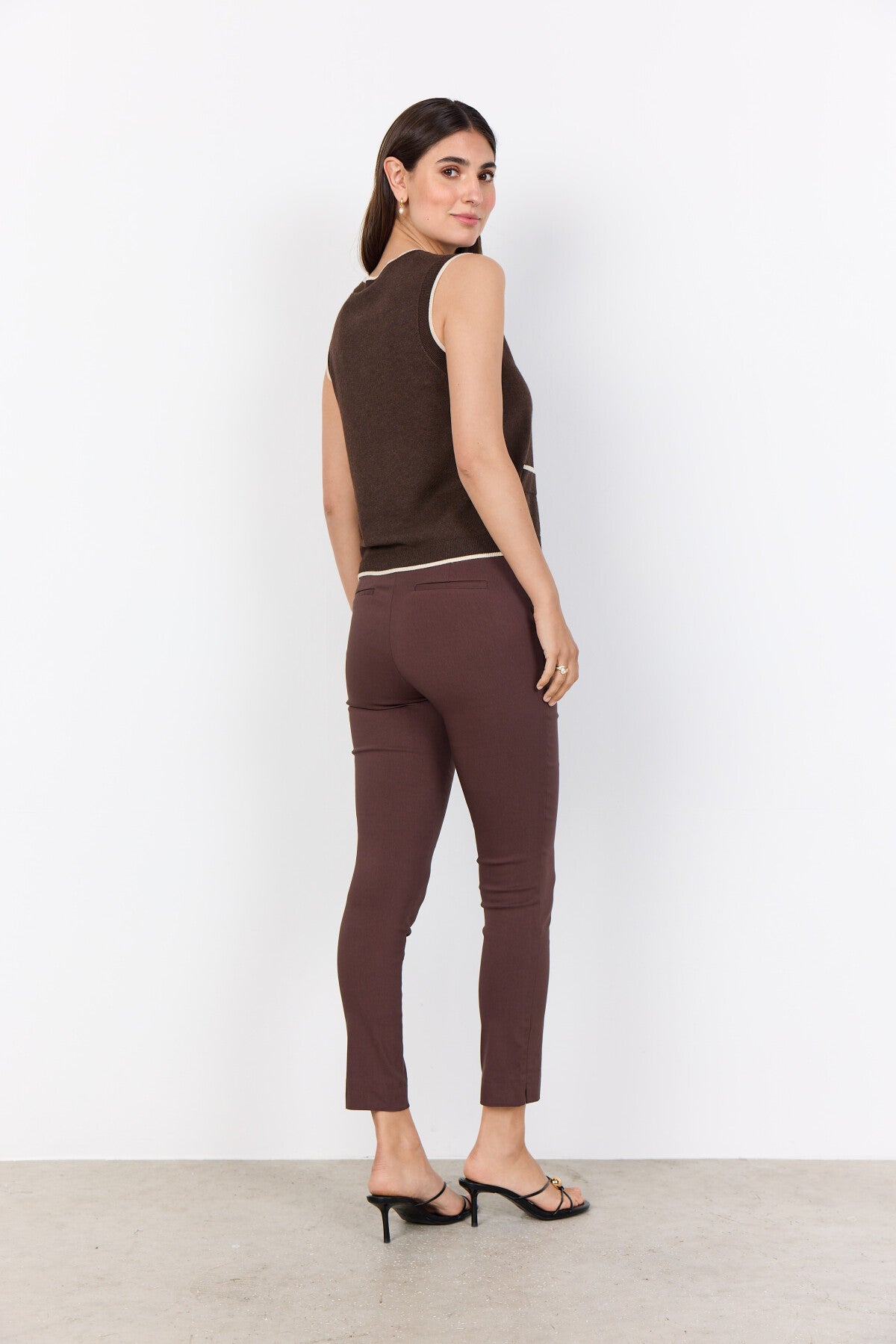 SC-DOLLIE 792 Gilet Donkerbruin