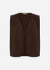 SC-BINDI 17 Gilet Donkerbruin