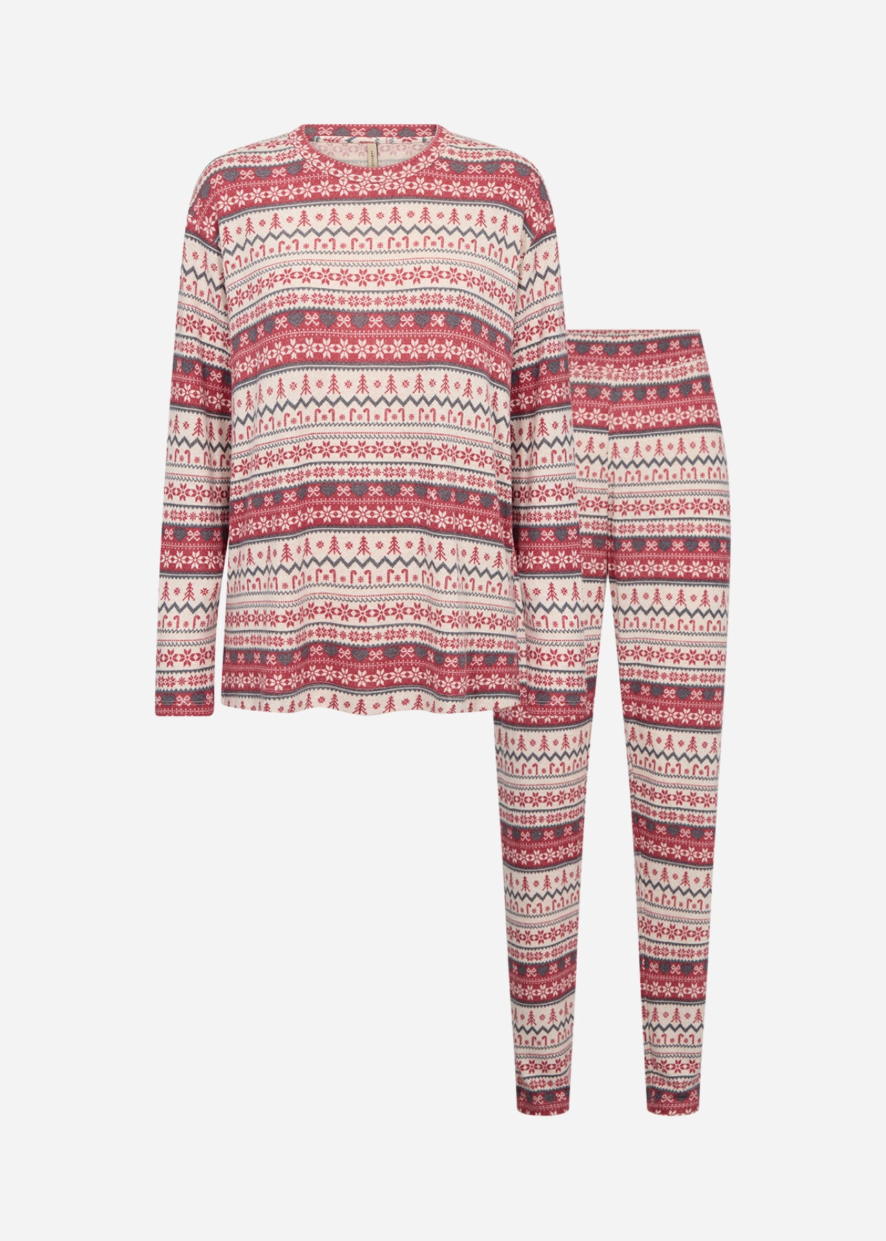 SC-BIARA AOP SET 149 Pyjama Rood