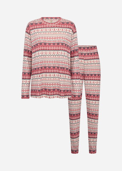 SC-BIARA AOP SET 149 Pyjama Rood