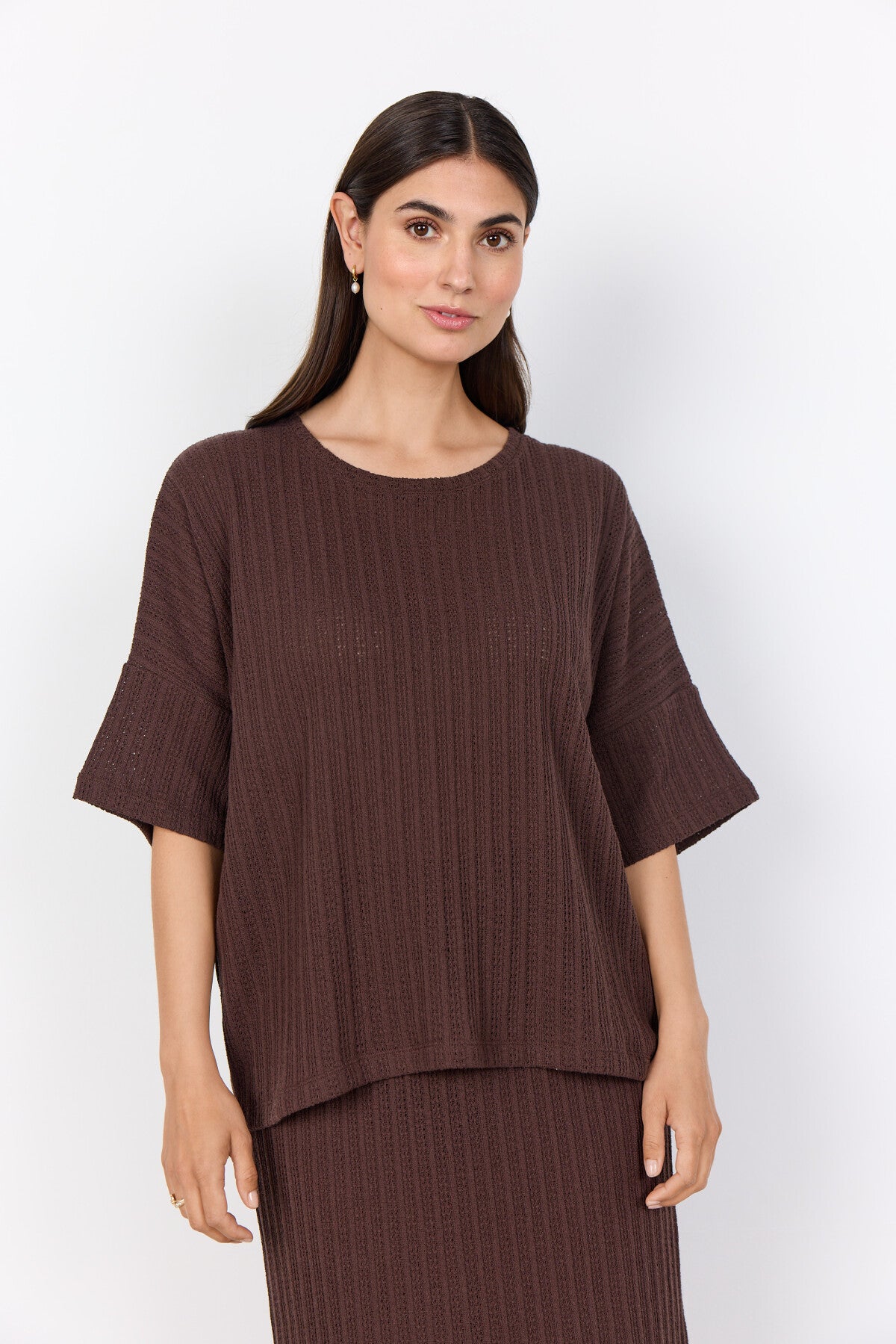 SC-SHONAS 2 Blouse Donkerbruin
