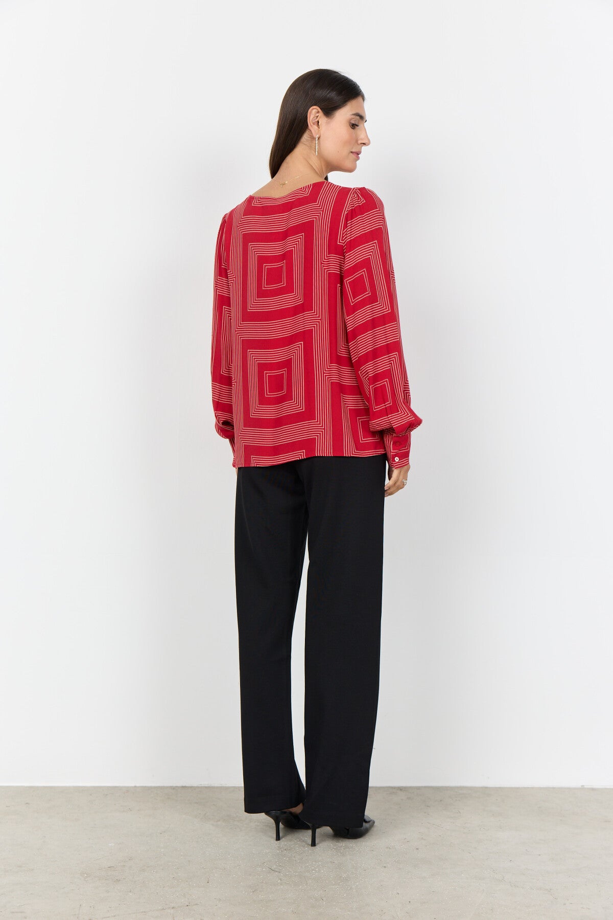 SC-ANNABEL 1 Blouse Rood