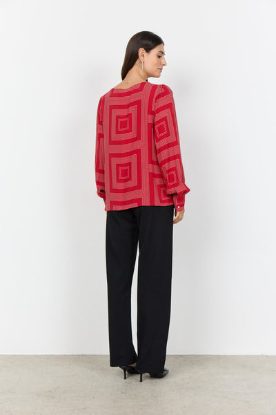 SC-ANNABEL 1 Blouse Rood