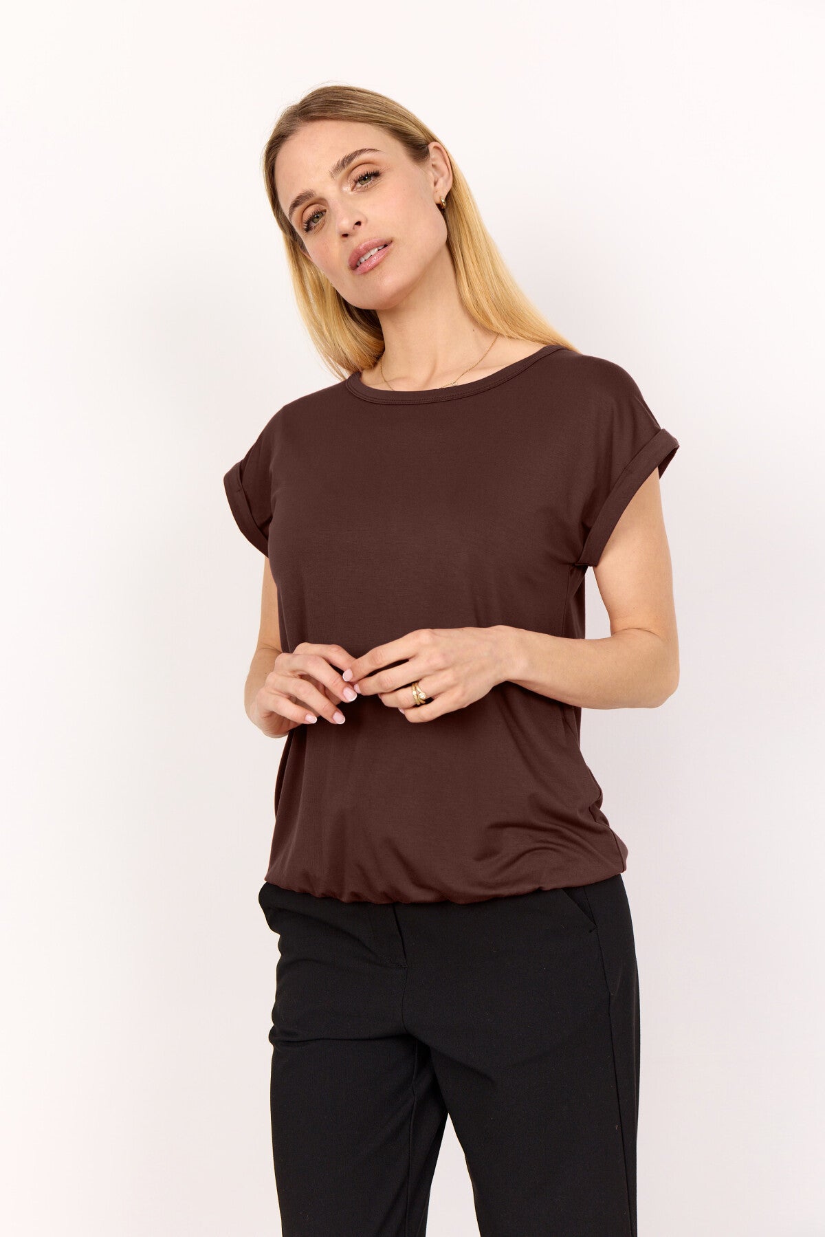 SC-MARICA 56 T-shirt Donkerbruin