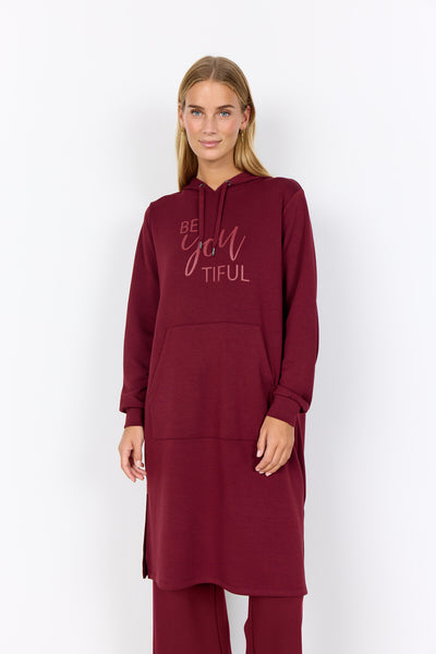 SC-BANU 259 Jurk Bordeaux