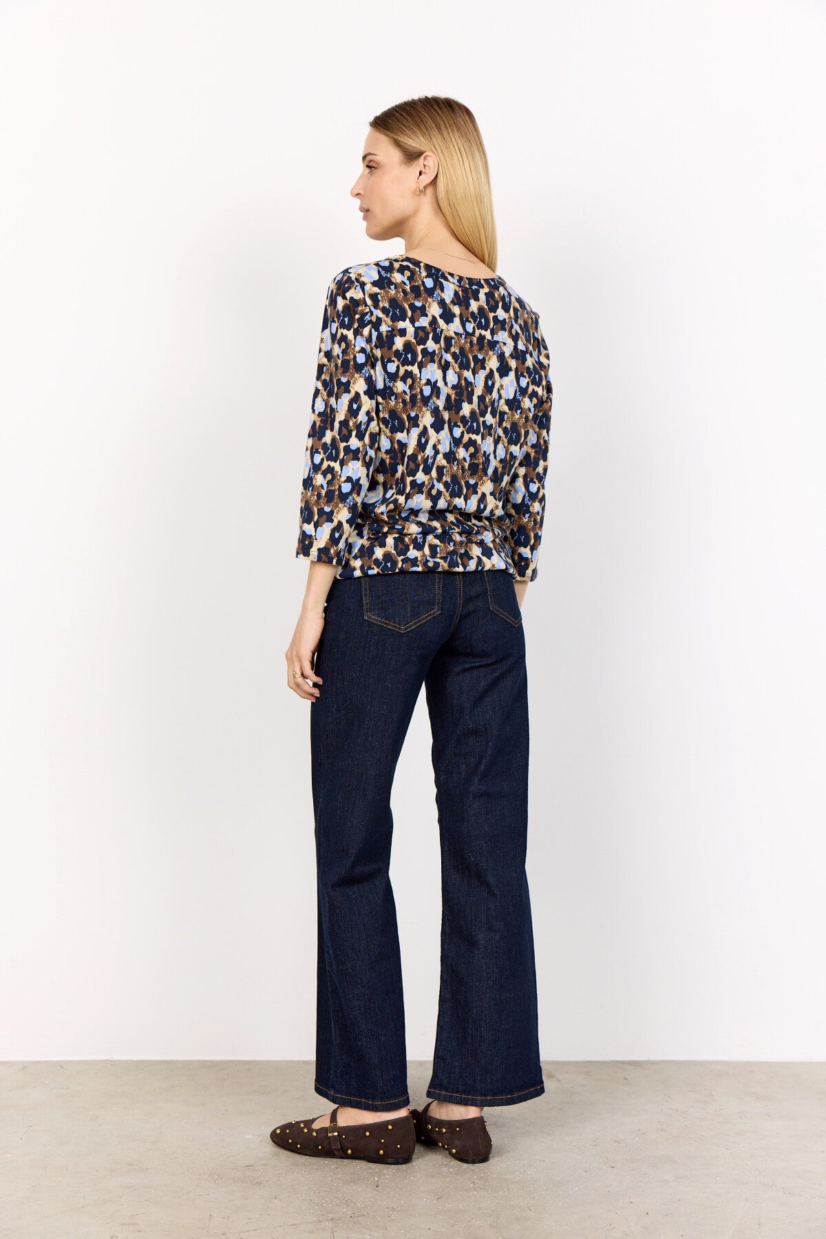SC-FELICITY AOP 516 Blouse Lichtblauw