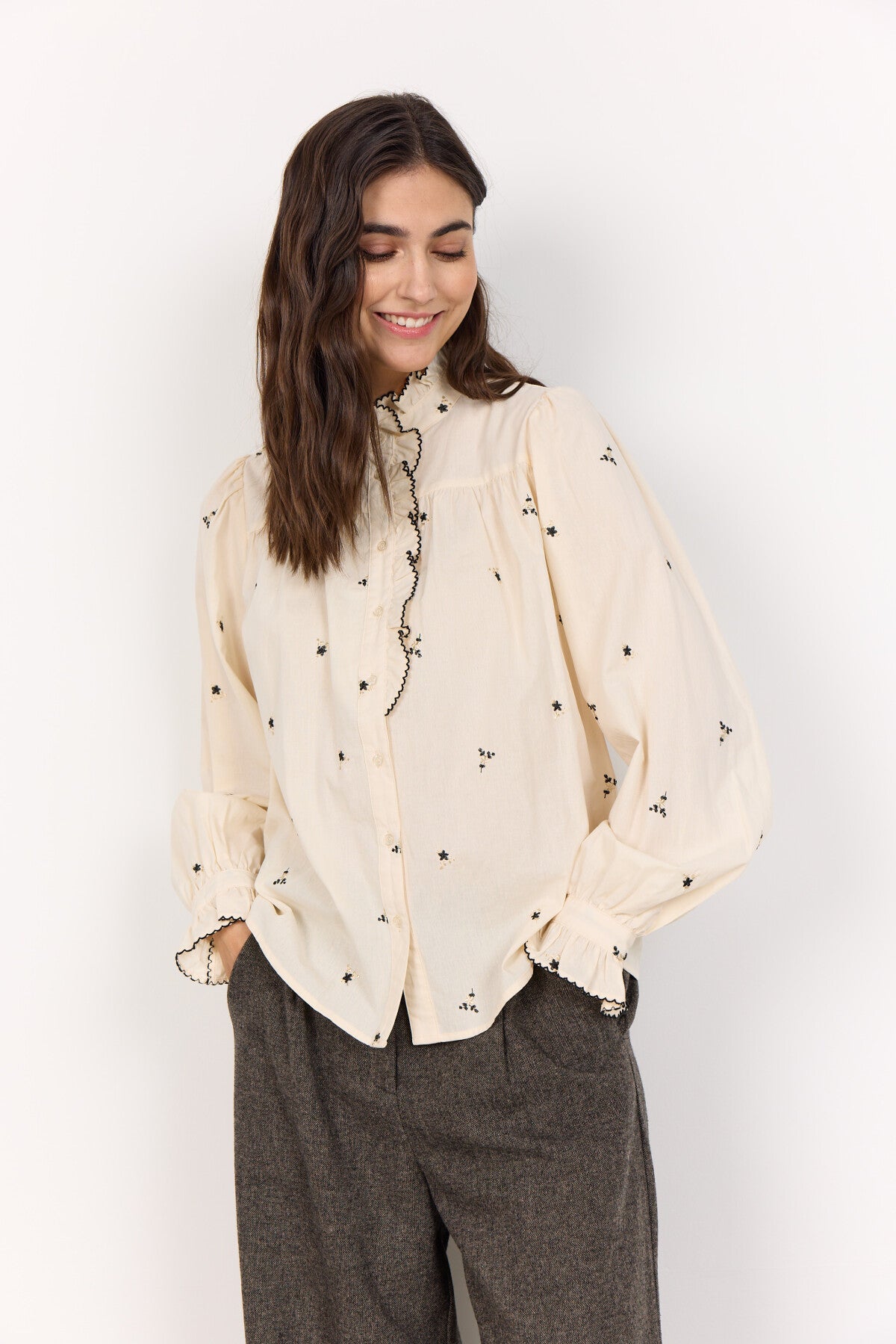 SC-VIBEN 1 Shirt Crème