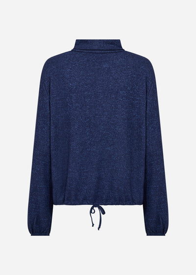 SC-BIARA 147 Blouse Donkerblauw