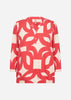 SC-FELICITY AOP 542 Blouse Rood