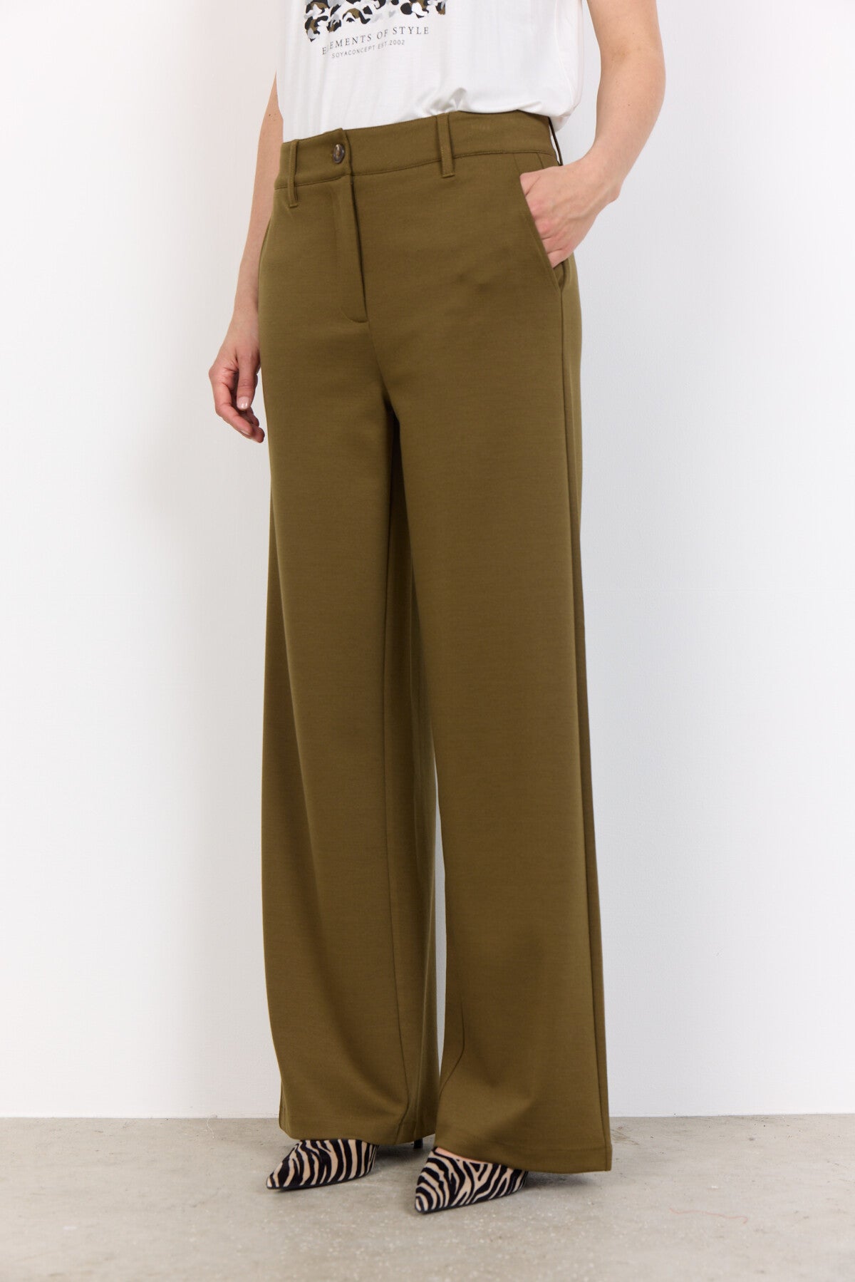 SC-DANIELA 9 Broek Olijf