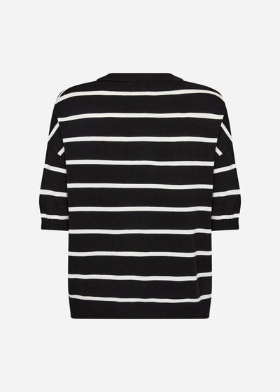 SC-DOLLIE STRIPE 794 Trui Zwart