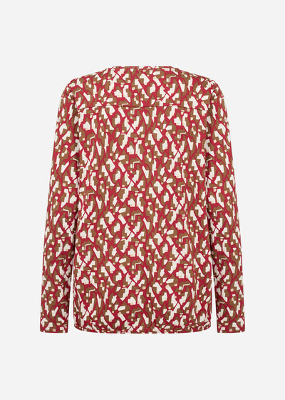 SC-FELICITY AOP 527 Blouse Rood