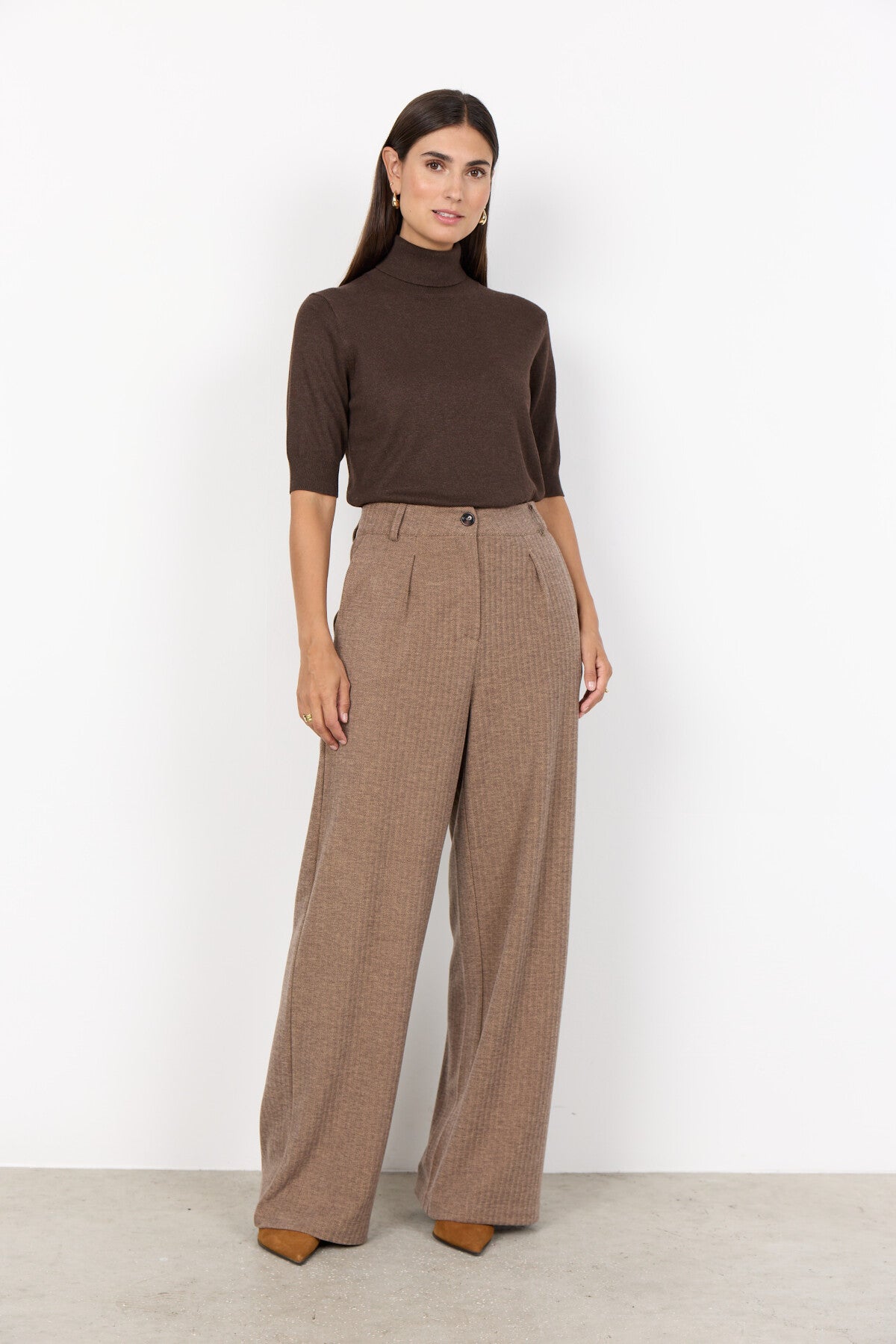 SC-DOLLIE 740 Trui Donkerbruin