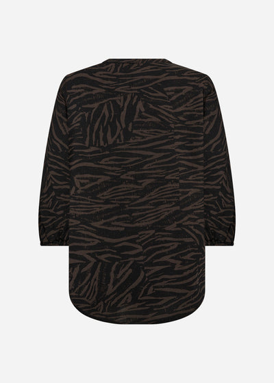 SC-SADE 2 Blouse Donkerbruin