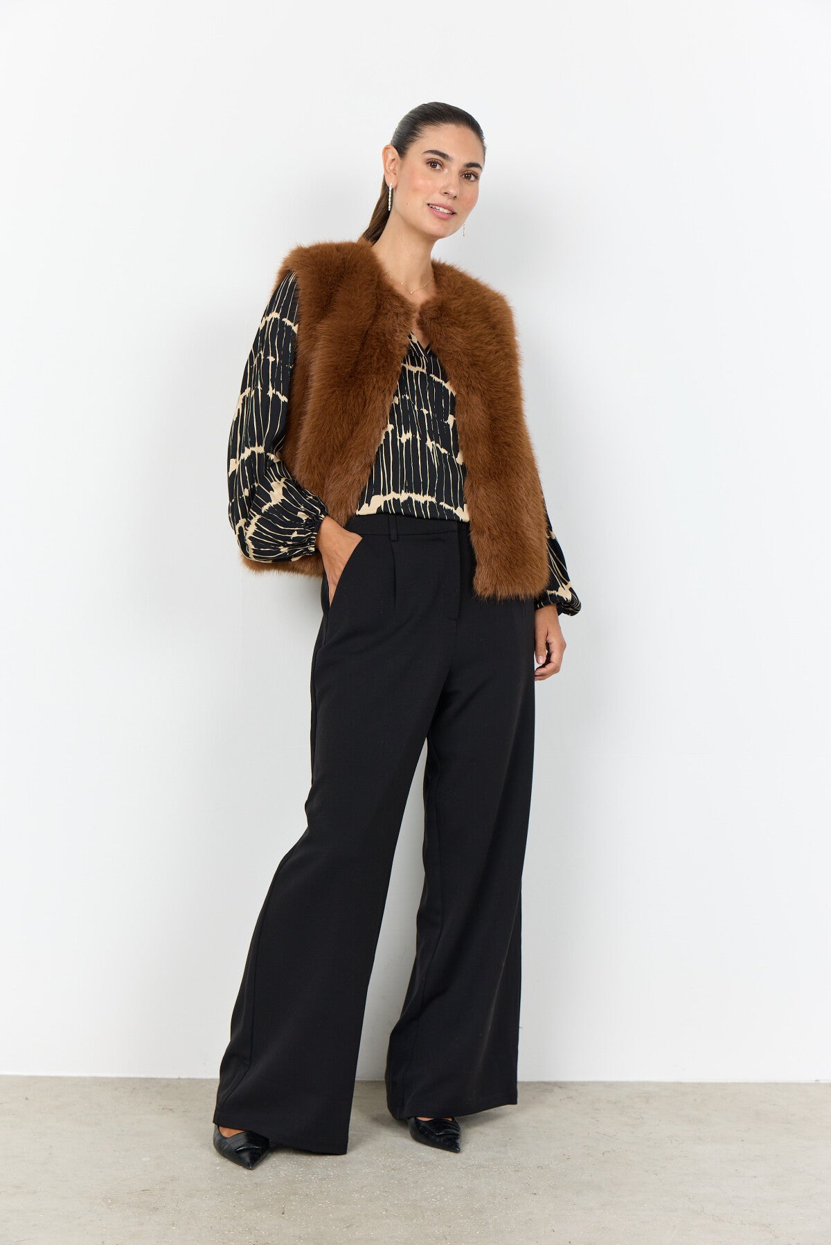 SC-NAIDA 3 Gilet Bruin