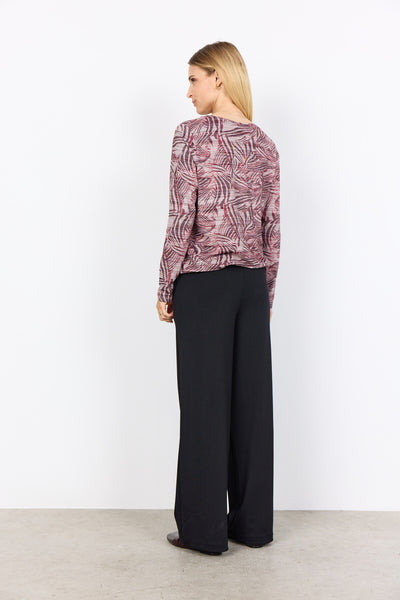 SC-GALINA 63 Blouse Donkerrood