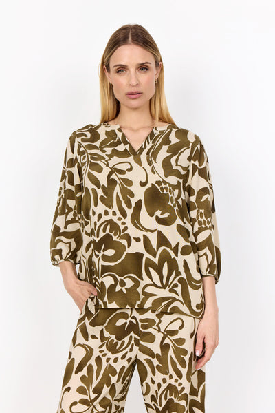 SC-SENTA 1 Blouse Olijf