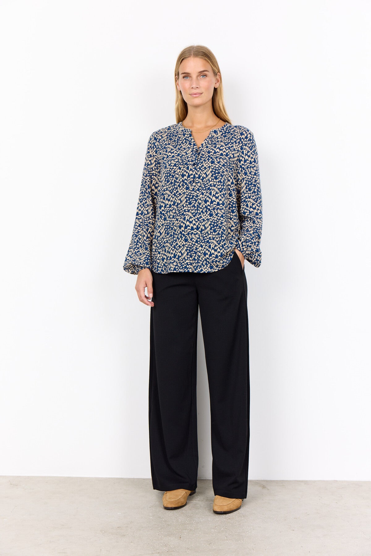 SC-VAN 1 Blouse Donkerblauw