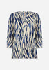 SC-FELICITY AOP 521 Blouse Donkerblauw
