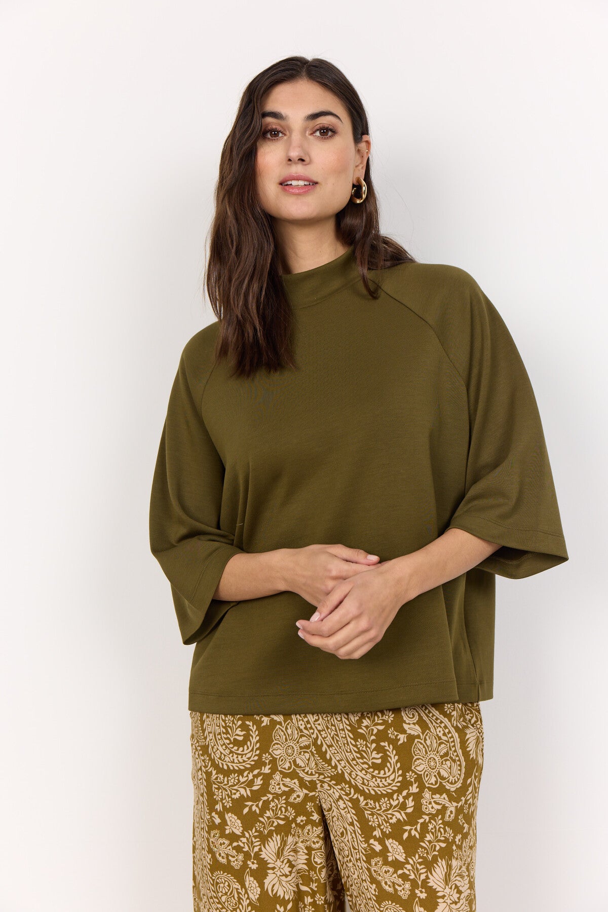SC-BANU 261 T-shirt Donkergroen