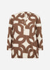 SC-FELICITY AOP 542 Blouse Bruin