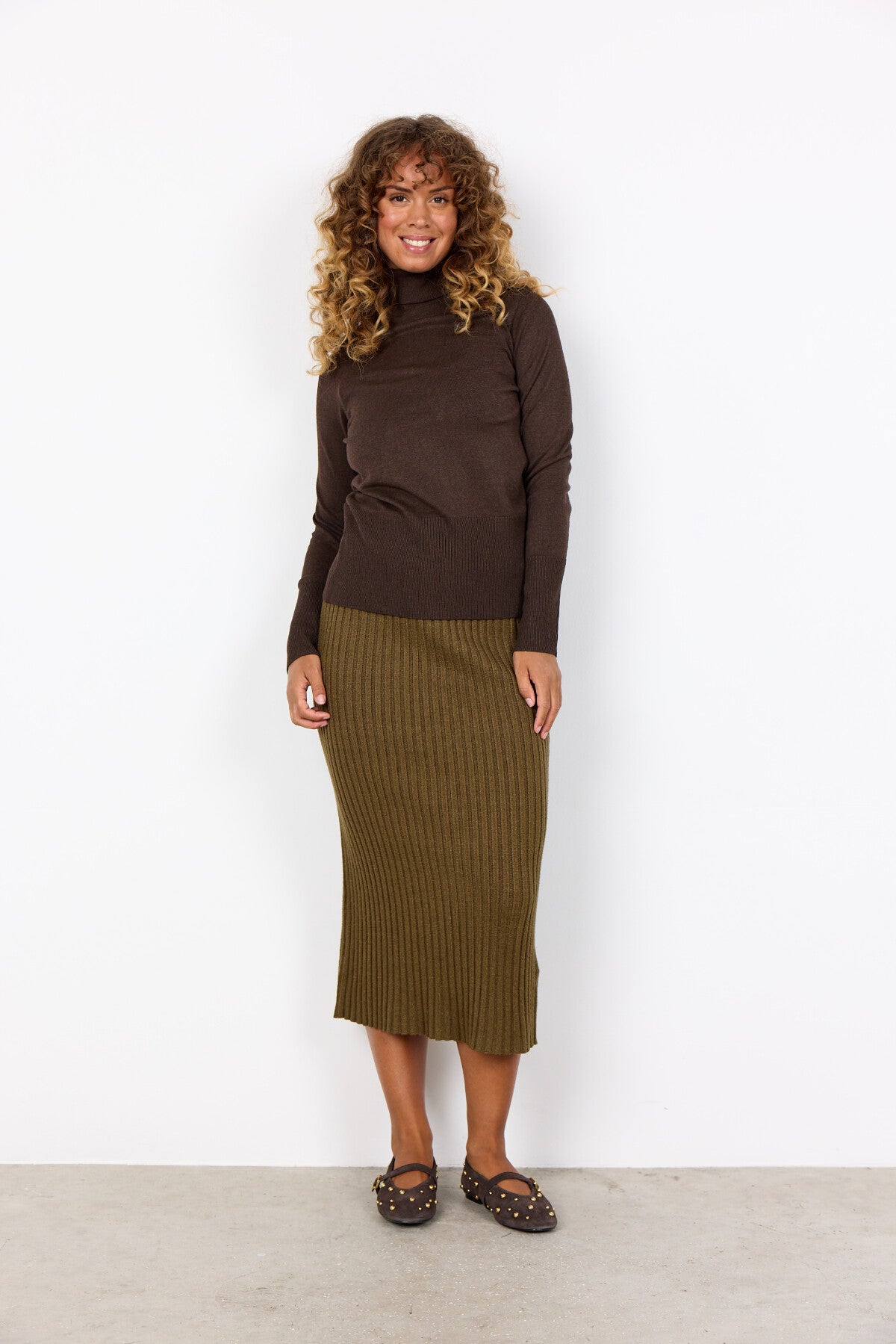 SC-DOLLIE 145 Trui Donkerbruin