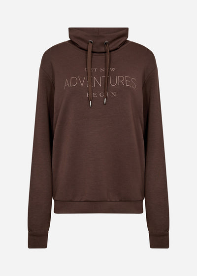 SC-BANU 248 Sweatshirt Donkerbruin