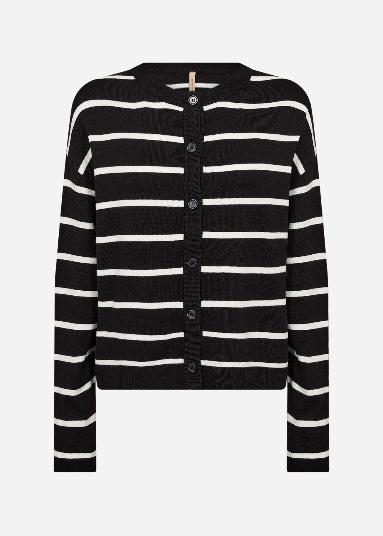 SC-DOLLIE STRIPE 795 Vest Zwart